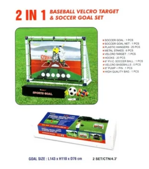 Baseball Velcro Target and Soccer Set